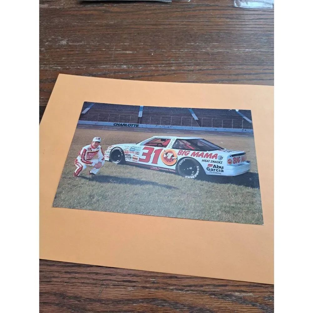 Vintage 1990 Steve Grissom Driver Card NASCAR Busch Grand National Big Mama